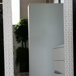 Espelho com Moldura em Madeira Branco