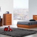 Quarto de Solteiro LOURINI Linha Viena Faia