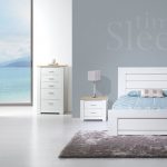 Quarto de Casal LOURINI linha Florença Branco/Carvalho