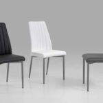 Cadeira PU Pé Pintado